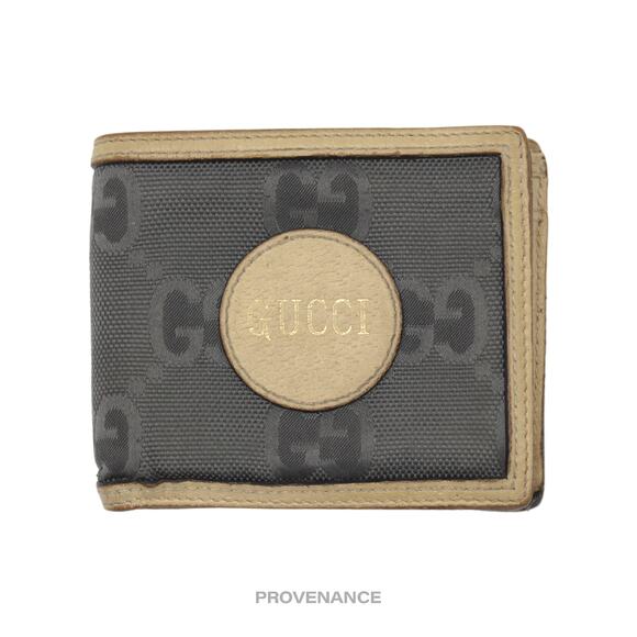 🔴 Gucci GG Off the Grid Bifold Wallet - Grey / Cream - Picture 1 of 9